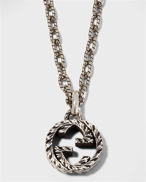 gucci boule necklace|gucci interlocking g pendant.